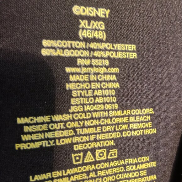 DISNEY 90 Years of Imagination Men's Mickey Mouse Graphic T Shirt XL Embroidered - Picture 5 of 6